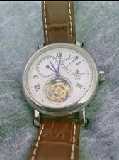 Aeromatic 1912 Flying Minute Tourbillon Hand Wind Watch with Power Reserve A1277