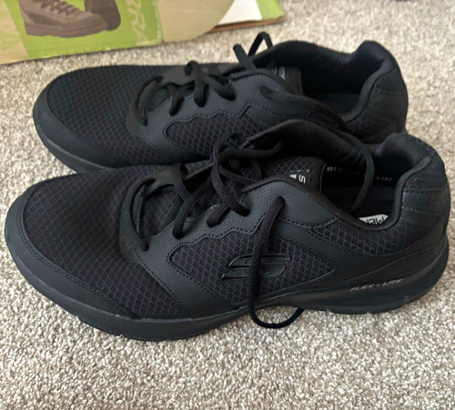 Skechers men black - skechers, mesh