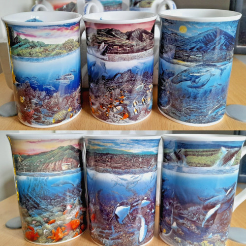 Danbury mint mugs set - set, new