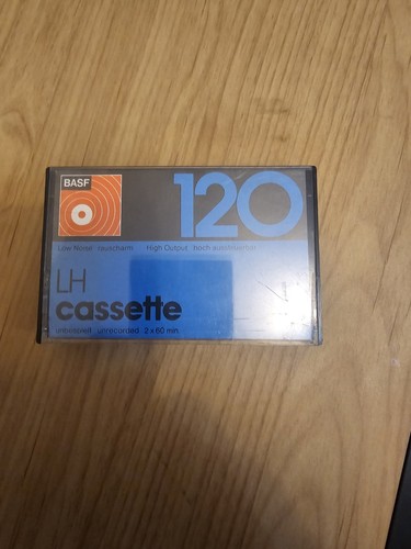 Basf 120 audio cassette - basf, lh
