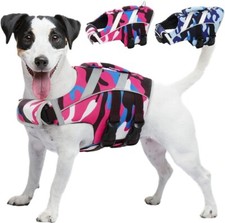 XXL KUOSER DOG LIFE JACKET CAMOUFLAGE RIPSTOP RESCUE HANDLE HIGH UPTHRUST
