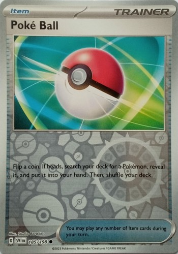 185 198 poke ball reverse - poke, holo