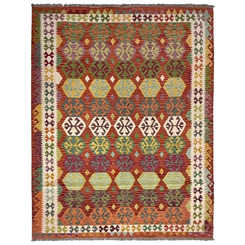 Geometric pattern handmade rug - geometric,