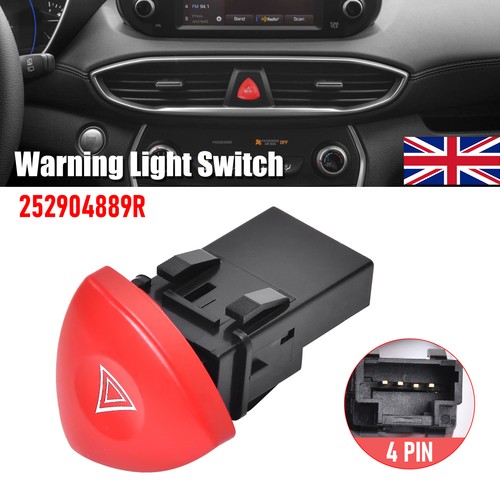Hazard warning switch button - hazard,