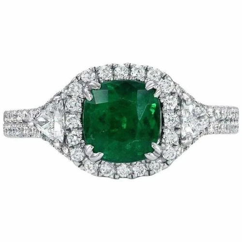 Art deco style emerald lab - art,