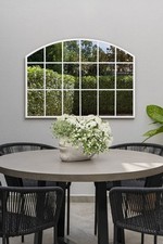 Large White Frame Arch Garden