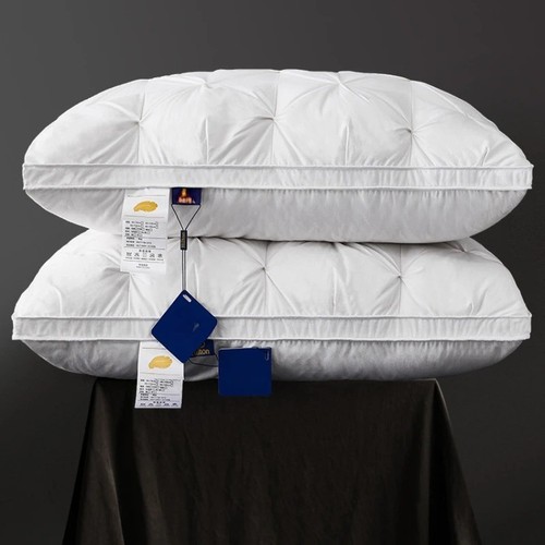 White goose down pillow - white,