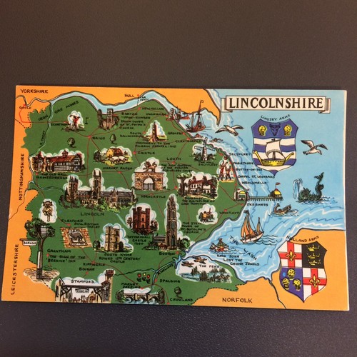 Lincolnshire vintage pictorial - vintage,