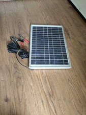 Solar Powered 12V Portable Trickle Battery Charger for Car, Van, Caravan or Boat