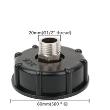 S60X6 Coarse Thread to 1/2"