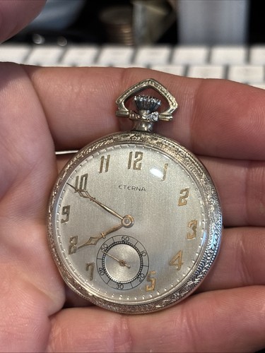 Eterna pocket watch wind - eterna, up