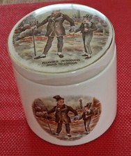 Vintage Sandland Ware Lidded Marmalade Pot Frank Cooper Macawber And David