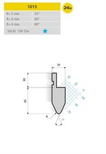 New Euram 1013 Press Brake Top Tool Punch Sheet Metal