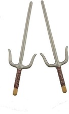 Toy Plastic Ninja Sais Fancy Dress Weapons Daggers Swords Halloween Knife Blade