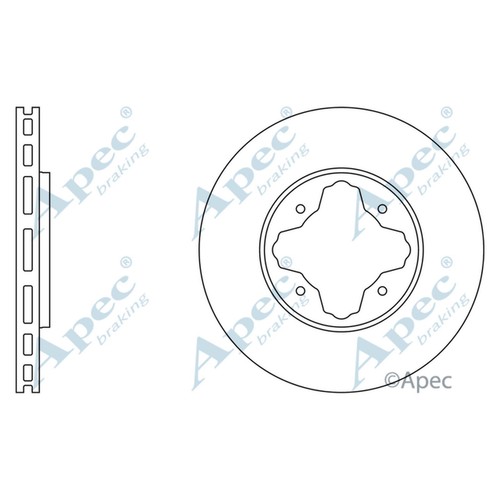 Brake discs vented for - brake,