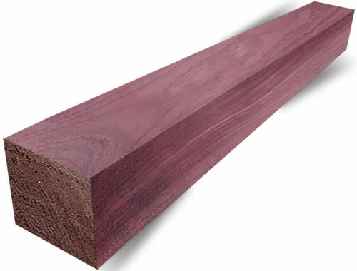 Purpleheart wood 2x2x18 - wood,