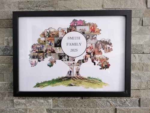 Personalised family tree photo - family,
