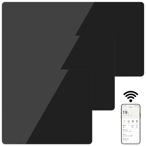 Mylek glass black slim - black, wifi