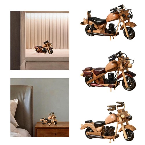 Wooden motorcycle model art - motorcycle,