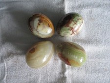 Vintage Polished Onyx Large Eggs
