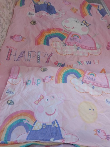 Peppa pig single bedding - pig,