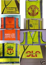 Personalise Printed Hi Vis Safety Vest Logo Text Print Event Business Reflective