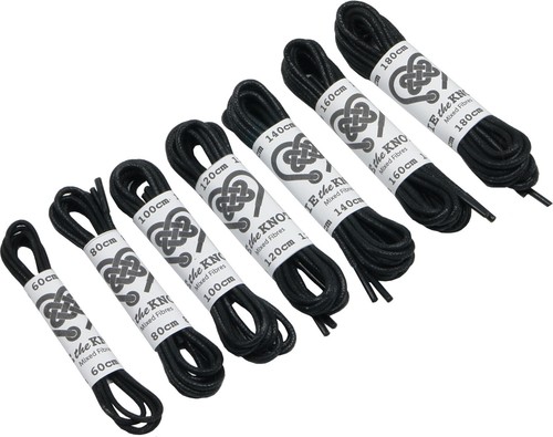 Black shoe laces - /,