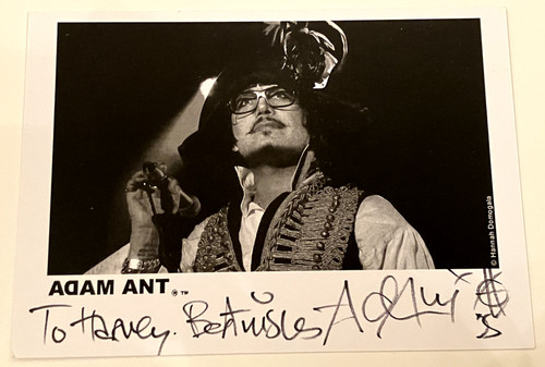 Adam ant signed 6x4 promo - ant,
