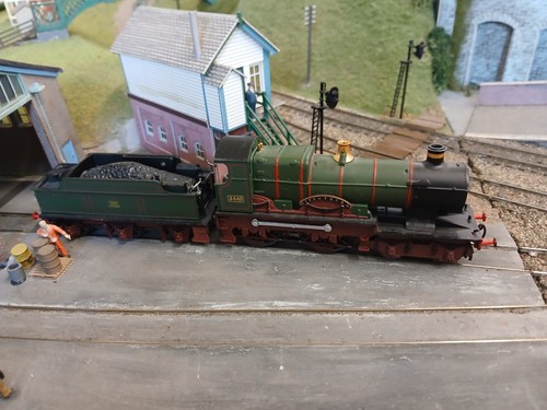 Static locomotive model train - locomotive,