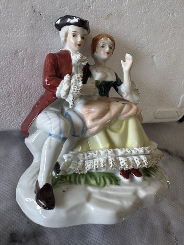 Pair sitzendorf porcelain - pair, of