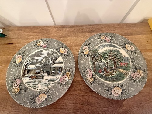 Vtg currier ives adams - vtg, &
