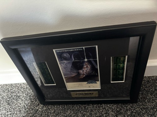 Star wars framed filmcell - framed,