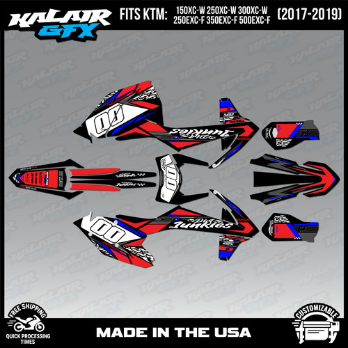 Graphics kit for ktm - for,