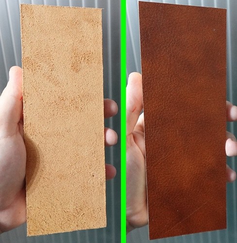 Wood leather double sided - wood, &