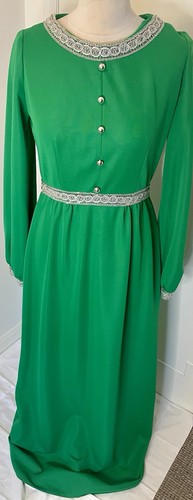 Green silver maxi - green, evening