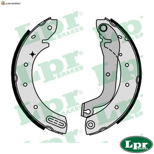 Brake shoe set - brake, ford