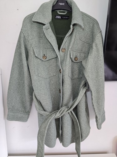 Zara green belted - zara,