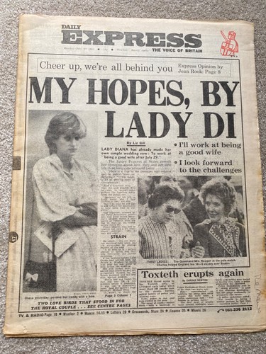 Daily express newspaper july - daily,