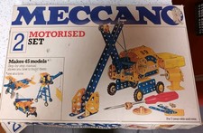 Vintage Meccano - Set 2 (Motorised) from the 1970s - Excellent condition