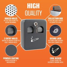 New wall mounted ashtray - new,