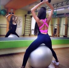 fashion gym yoga training stretch bodycon  unitard one piece  uk Small