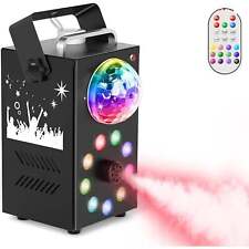 Uking Fog Machine with Remote 700W 9 RGB LED and Disco Ball Lights