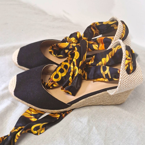 Primark black wedge - black, espadrille