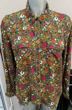 TU Ladies Size 14 Green Floral