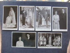6 VERY OLD POSTCARDS OF H.R.H
