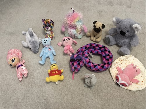 Cuddly soft toy plush bundle - cuddly,
