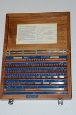 81 Piece Slip Gauge set tungsten carbide Select  English Imperial Inspection