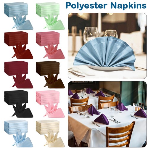 Polyester table napkins - table,