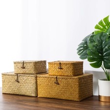 Rattan Woven Storage Boxes