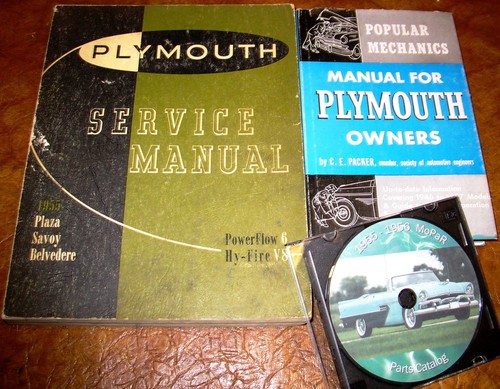 1955 plymouth service manual - 1955,